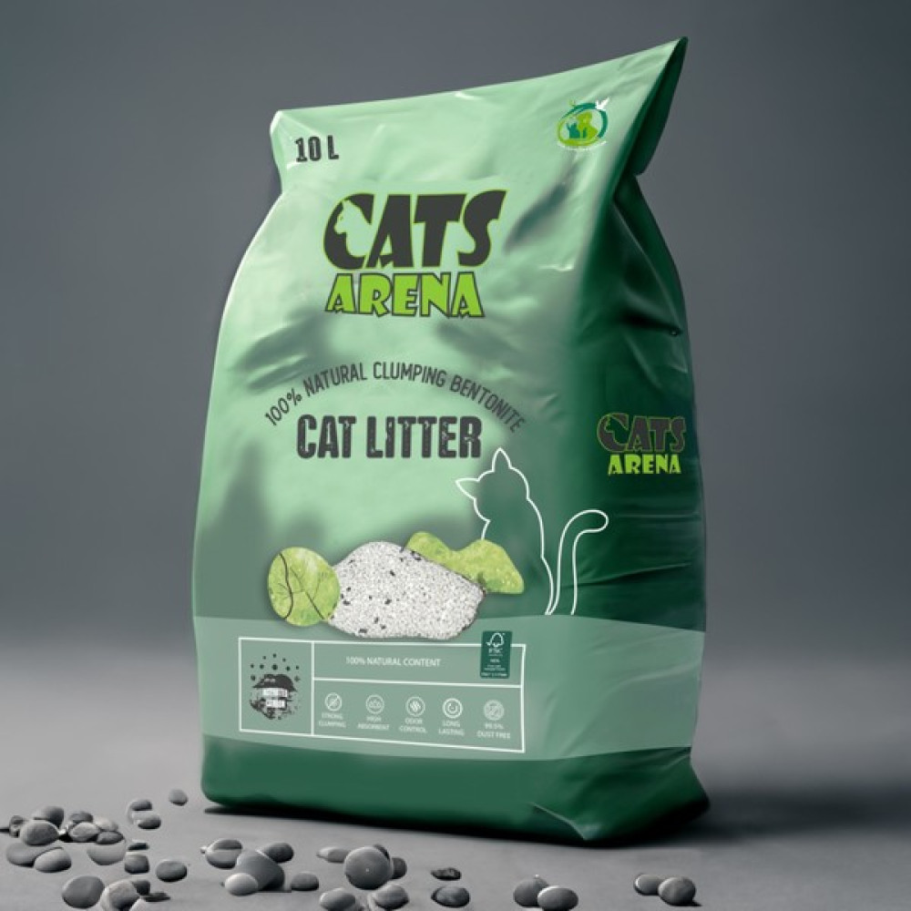 Cats Arena Premium Aktif Karbonlu Extra Güçlü Topaklanan Beyaz Bentonit Kedi Kumu 10 Lt Cats Arena Evcil Hayvan Ürünleri Fiyatı
