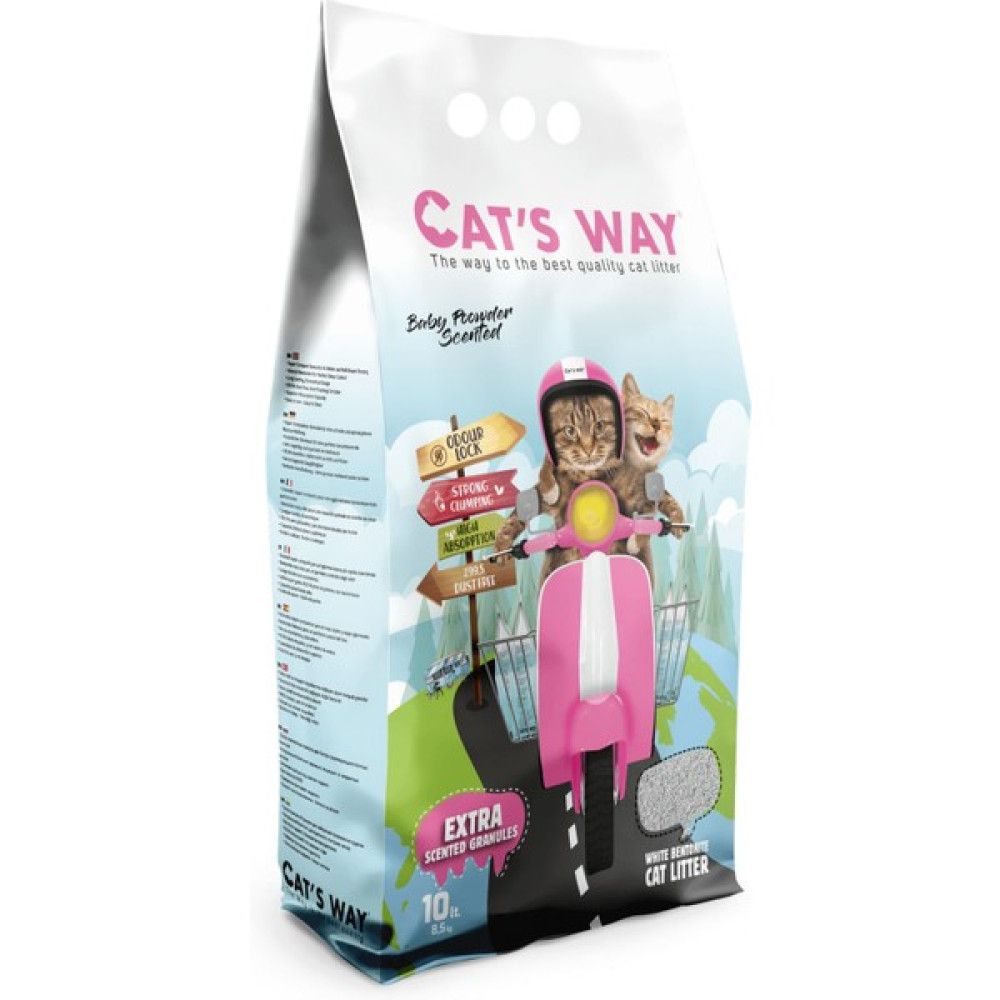 Cat's Way Bebek Pudrası Kokulu Kedi Kumu (10L. x 1Adet) Evcil Hayvan Ürünleri Fiyatı