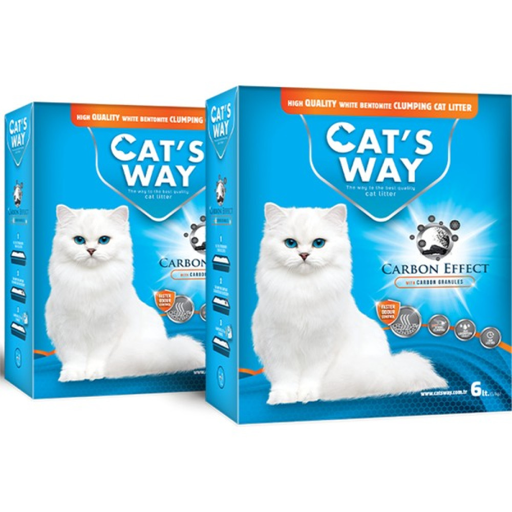 Cat's Way Carbon Effect Kedi Kumu (6L. x 2Adet) Evcil Hayvan Ürünleri Fiyatı