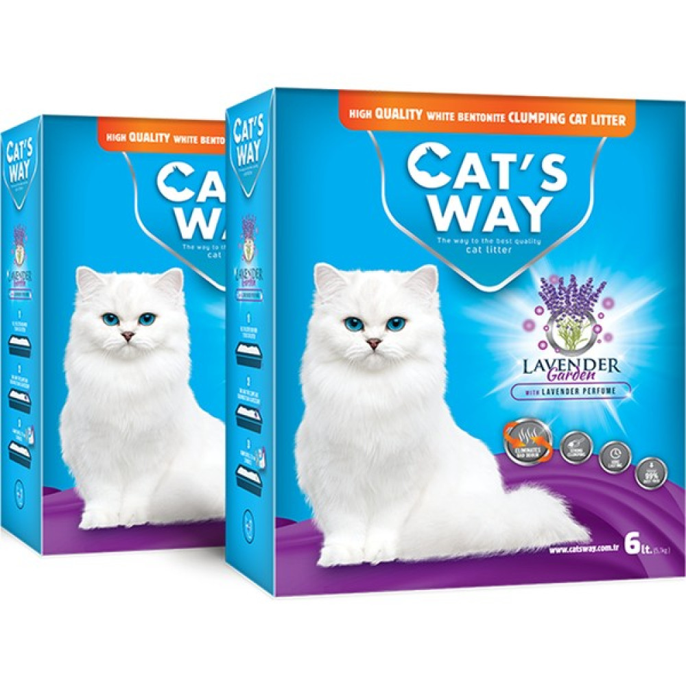Cat's Way Lavanta Kokulu Kedi Kumu (6L. x 2Adet) Evcil Hayvan Ürünleri Fiyatı