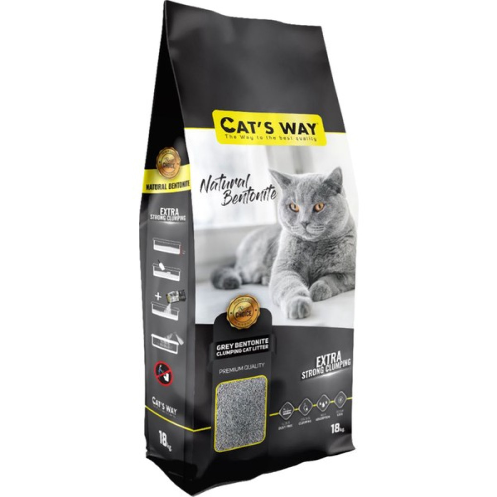Cat's Way Sodyum Bentonitli Kedi Kumu (18KG. x 1ADET) Evcil Hayvan Ürünleri Fiyatı