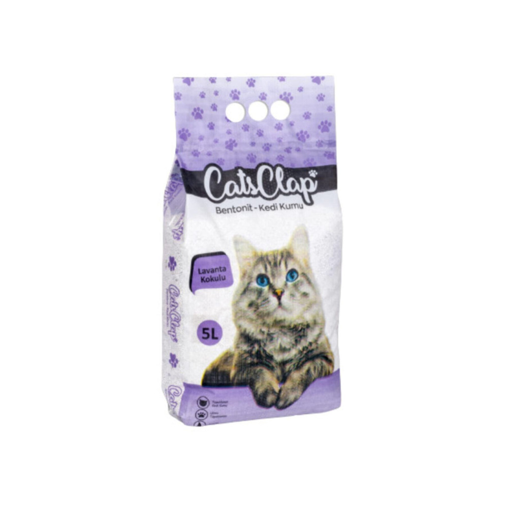 CatsClap Lavanta Kokulu Kedi Kumu 5 Litre Evcil Hayvan Ürünleri Fiyatı