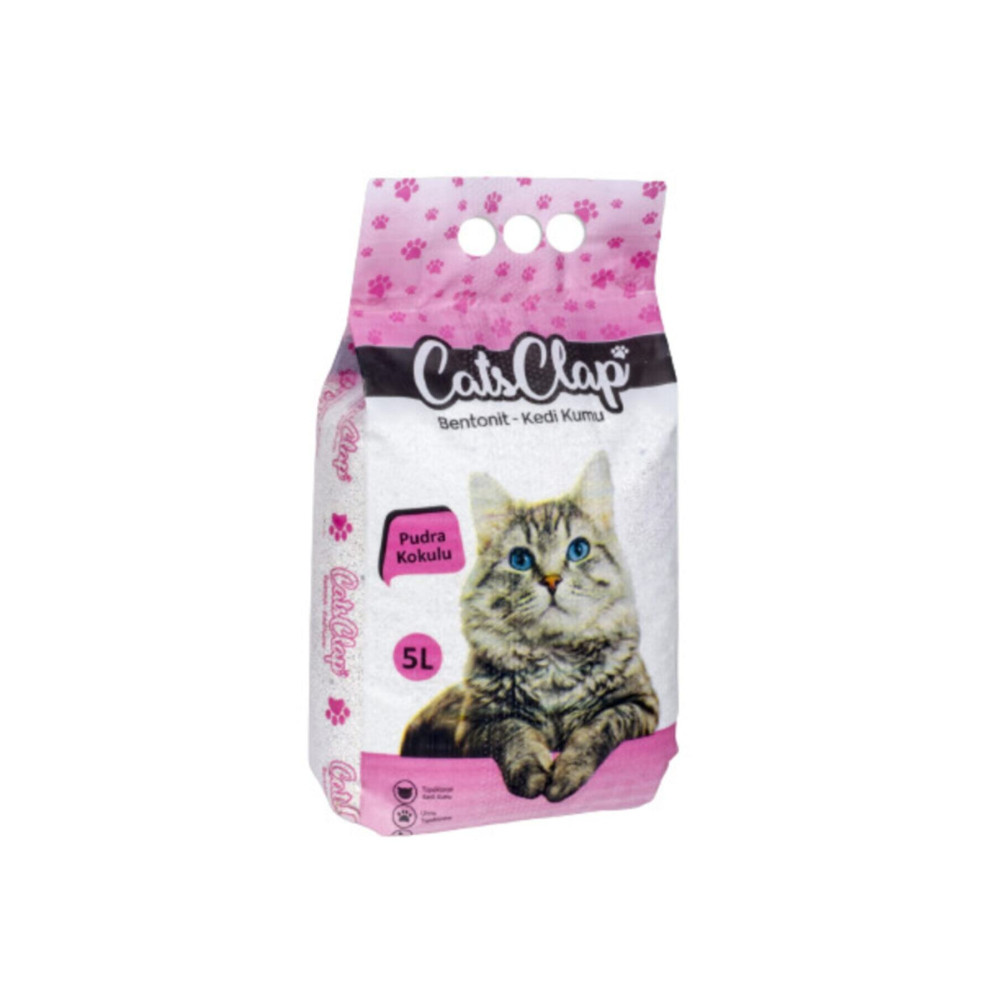 CatsClap Pudra Kokulu Kedi Kumu 5 Litre Evcil Hayvan Ürünleri Fiyatı