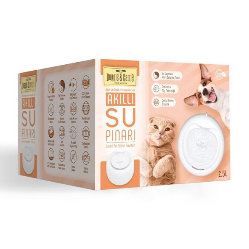 Cattıecattie Aritmali Su Pinari Akilli Model 2.5 Lt Evcil Hayvan Ürünleri Fiyatı
