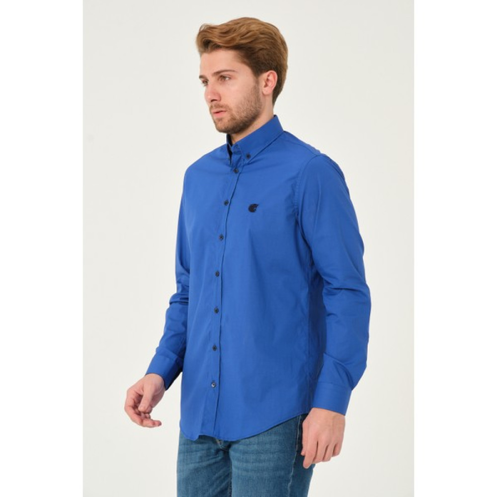 Catto Peak Regularfit Poplin Likralı Şeritli Gömlek Erkek Gömlek Fiyatı