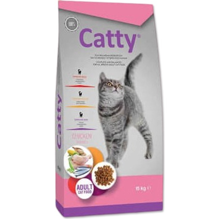 Catty 15 kg Tavuklu Yetişkin Kedi Maması Sağlıklı Beslenme için Premium Kalite Seçenek Evcil Hayvan Ürünleri Fiyatı