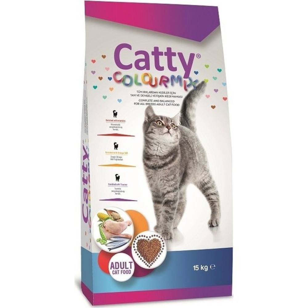 Catty Color Mix Kedi Maması 15KG Evcil Hayvan Ürünleri Fiyatı