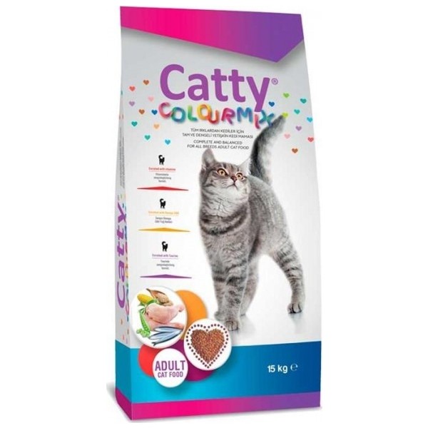 Catty Colourmix Renkli Taneli Yetişkin Kedi Maması 15 Kg Evcil Hayvan Ürünleri Fiyatı