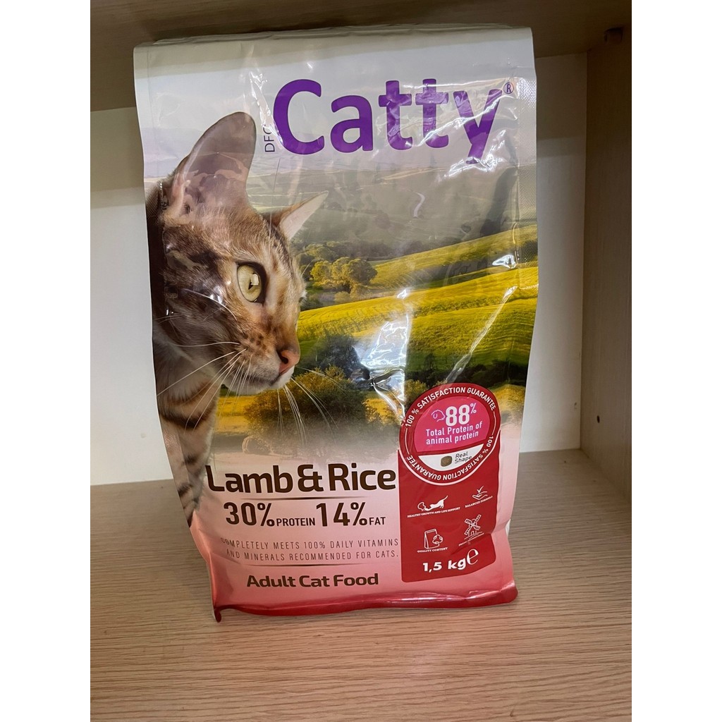 Catty Kuzu Etli ve Pirinçli 1.5 kg Yetişkin Kedi Maması - 1,5kg Evcil Hayvan Ürünleri Fiyatı