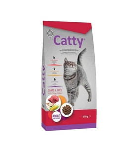 Catty Kuzulu ve Pirinçli Kedi Maması 15 kg Evcil Hayvan Ürünleri Fiyatı