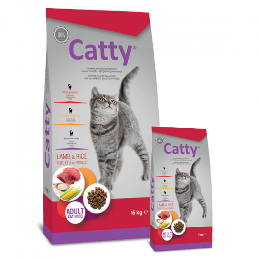 Catty Yetıskın Kuzu Etlı Kedı Maması 1Kg Evcil Hayvan Ürünleri Fiyatı