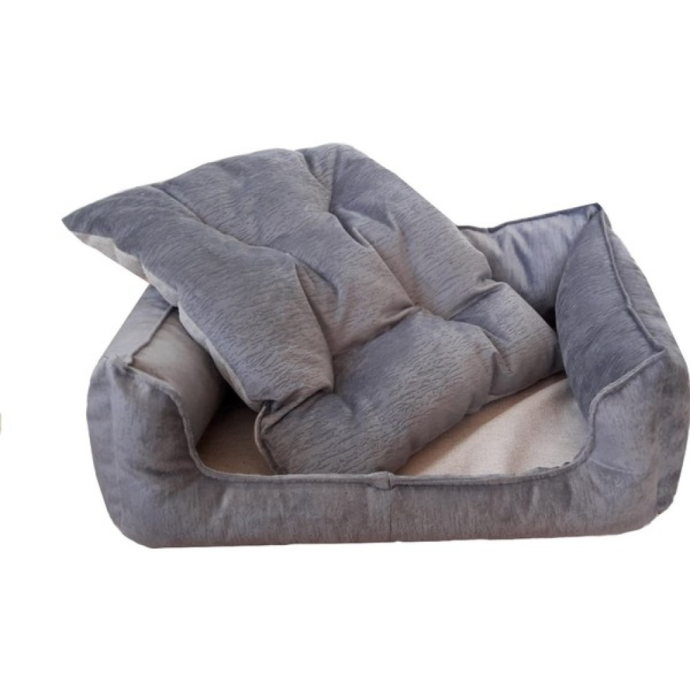 Catyat Köpek Yatağı Medium Orta Irklar İçin - Gri - 70 x 50 x 15 cm Evcil Hayvan Ürünleri Fiyatı