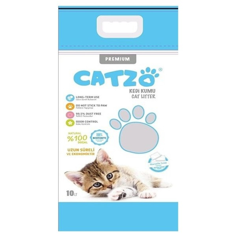 Catzo Bentonit Marsilya Sabun Kokulu Topaklanan Kedi Kumu 10 Lt Evcil Hayvan Ürünleri Fiyatı