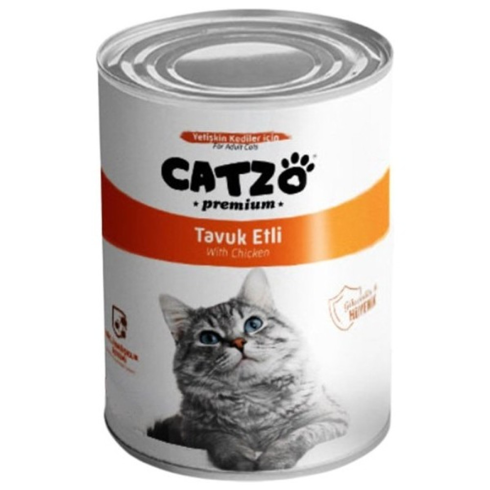 Catzo Premium Tavuklu Parça Etli Yetişkin Kedi Konservesi 400 gr Evcil Hayvan Ürünleri Fiyatı