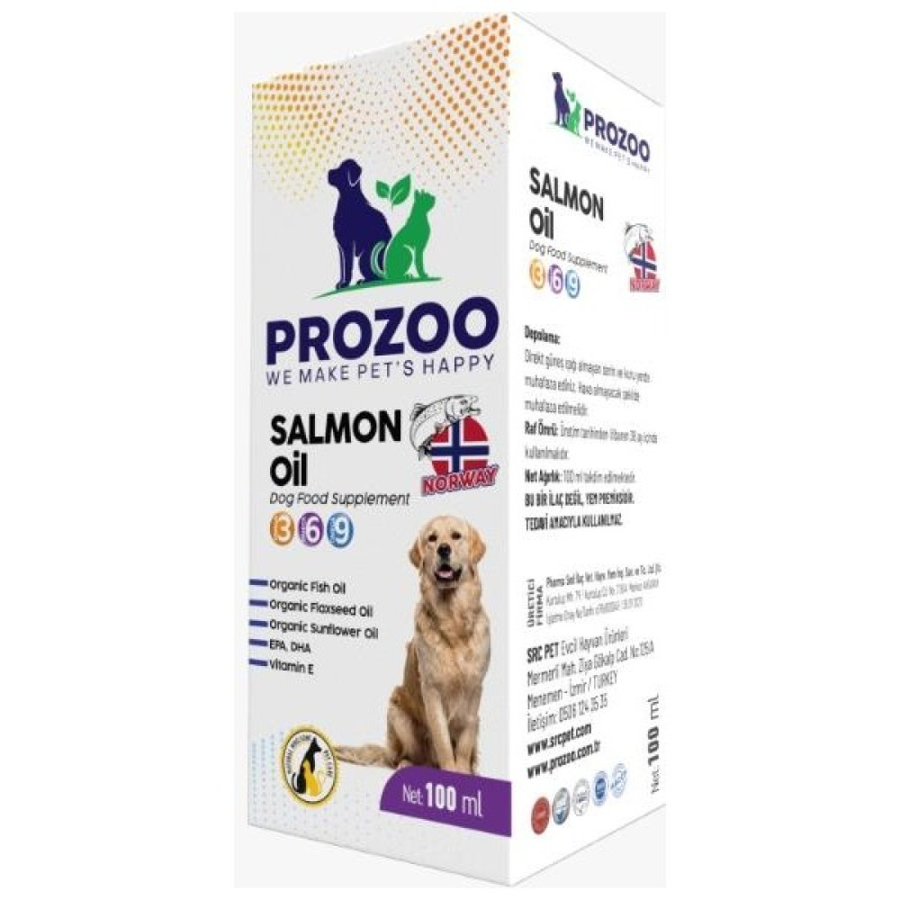 Catzo Prozoo Salmon Oil Dog 100 ml Evcil Hayvan Ürünleri Fiyatı
