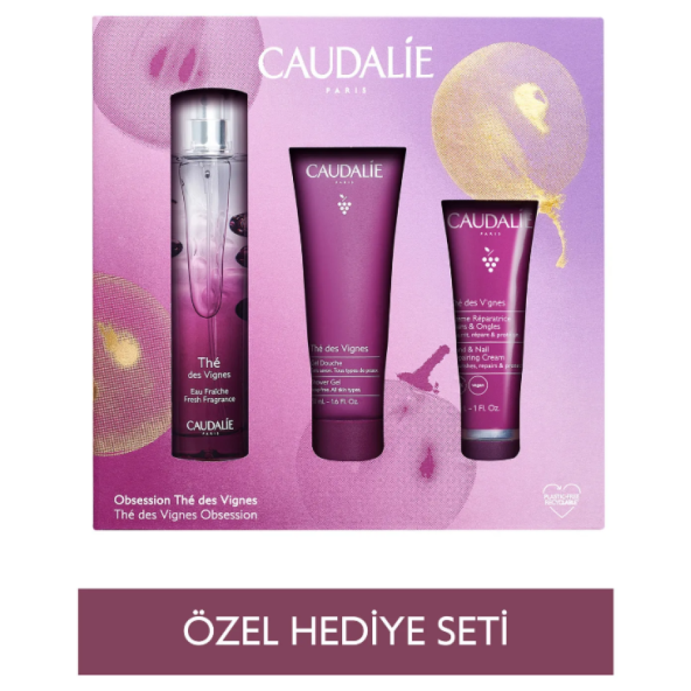Caudalie The Des Vignes 100 Ml + The Des Vignes Gel Douche 50 Ml + The Des Vigne Creme 30 Ml Kadın Parfümleri Fiyatı