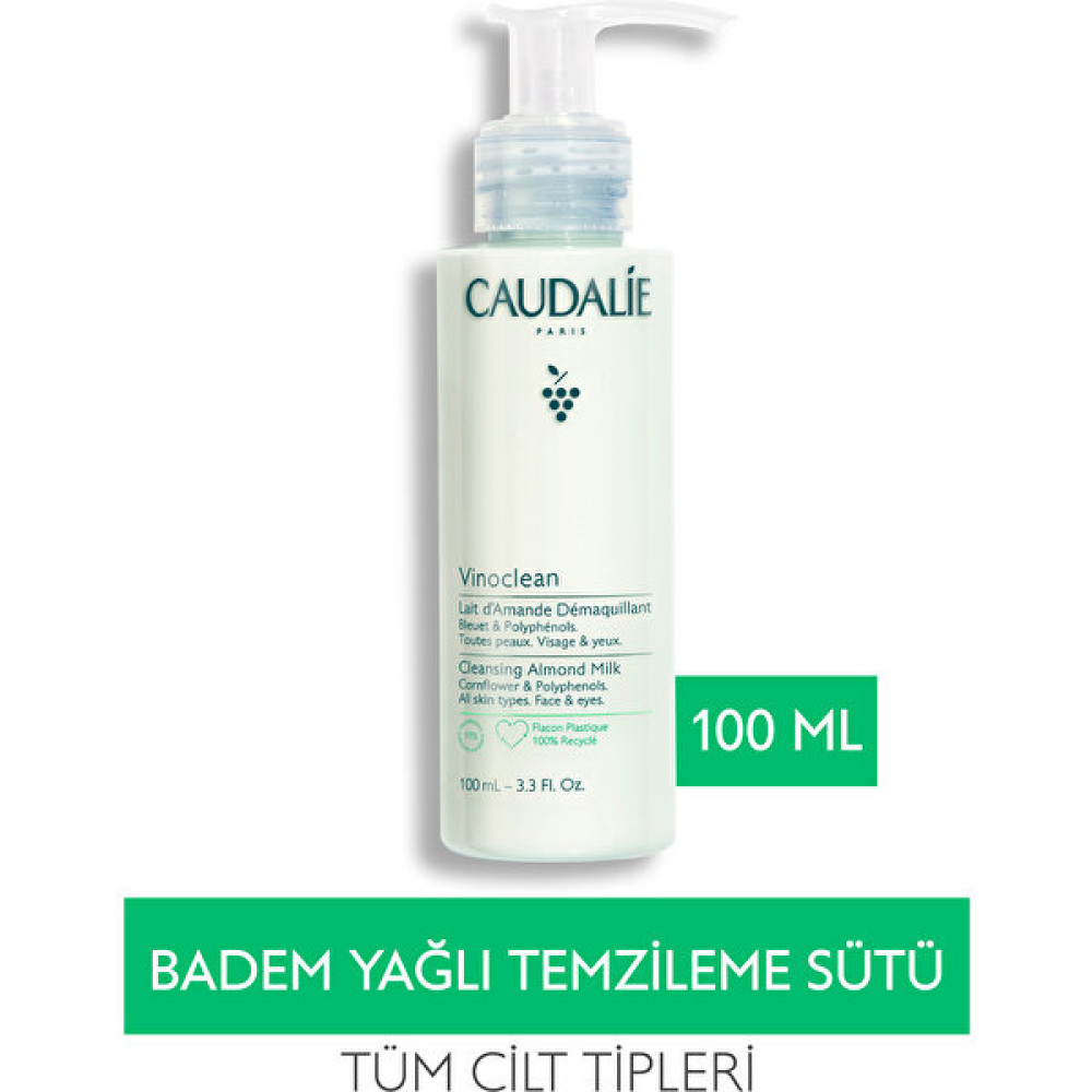 Caudalie Vinoclean Badem Yağlı Temizleme Sütü 100 ml Cilt Temizleme ve Peeling Fiyatı