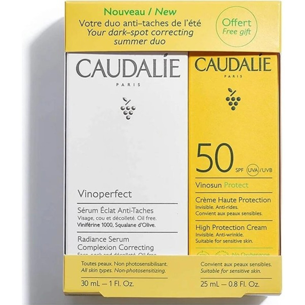 Caudalie Vinoperfect Serum 30 Ml+Suncare Leke Karşıtı Serum Güneş Kremi Spf 50 +25 ml Set Leke Kremi Fiyatı