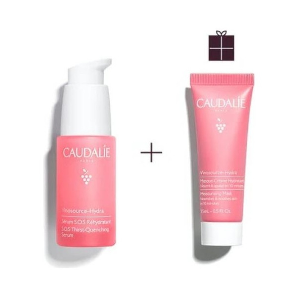 Caudalie Vinosource Hydra Set Serum Sos Rehydratant 30 ml & Vinosource Hydra Masque 15 ml Anti-Aging / Yaşlanma Karşıtı Fiyatı