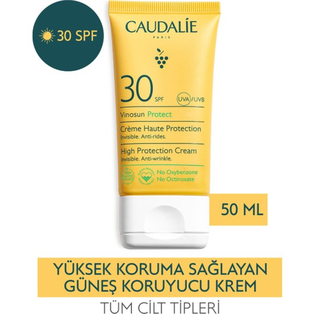 Caudalie Vinosun Protect Spf 30 Yüksek Koruma Sağlayan Güneş Koruyucu Krem 50 ml Güneş Kremleri ve Losyonları Fiyatı