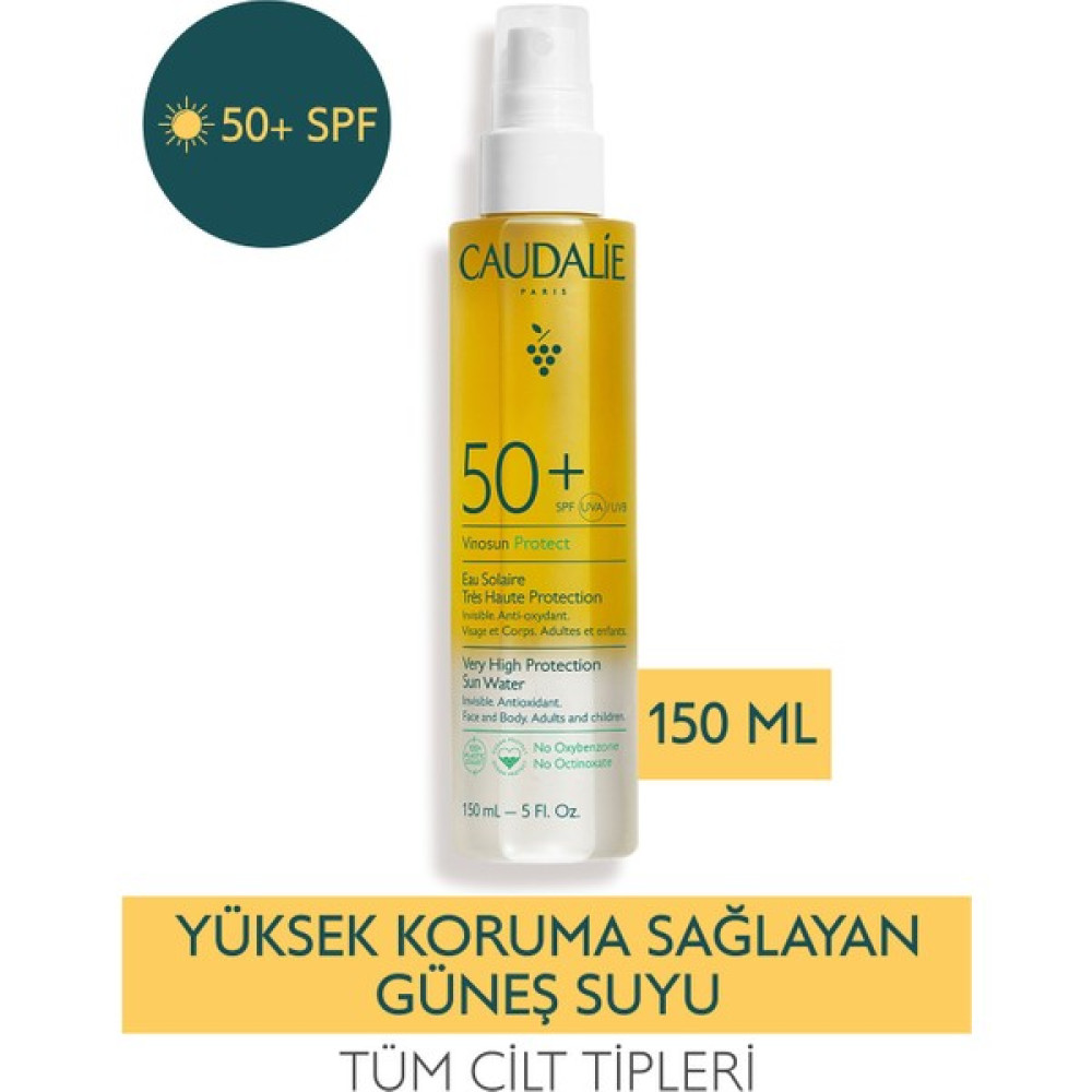 Caudalie Vinosun Yüksek Koruma Sağlayan Güneş Suyu SPF50+ 150 ml Güneş Kremleri ve Losyonları Fiyatı