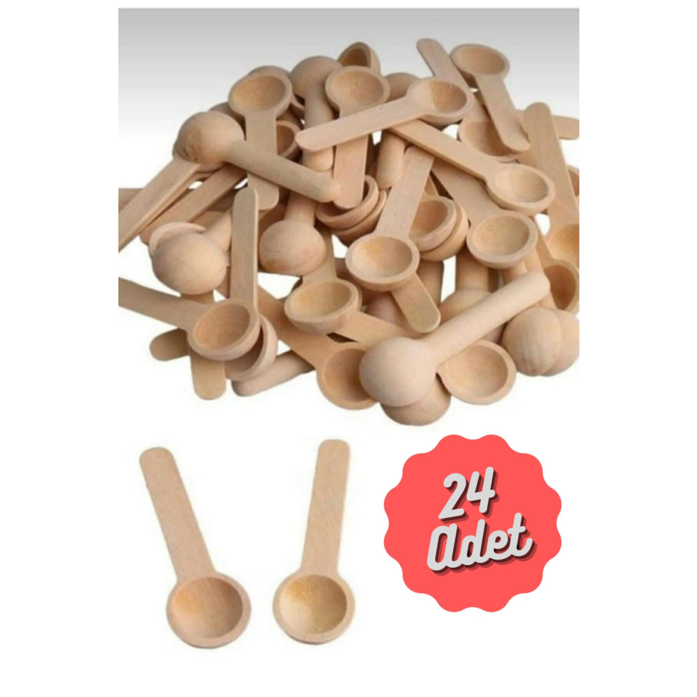 Çavdar Group 24 Adet Bambu Ölçek Kaşığı Mini Boy Baharat Erzak Kaşığı 7 Cm 24lü Kaşık Set Çatal / Kaşık / Bıçak Takımları Fiyatı