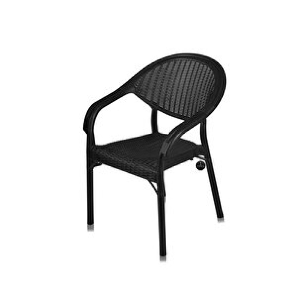 Çavdar Group Black Bambu Rattan Desen Bahçe Koltuğu Balkon Bahçe Teras Sandalye Black 1 Adet 1072 Siyah Bahçe Sandalyesi Fiyatı