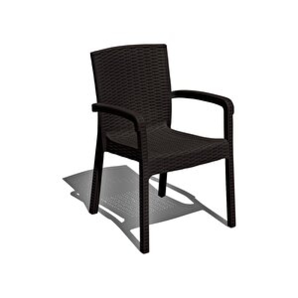 Çavdar Group Trend Lüx Rattan Desen Bahçe Koltuğu Balkon Bahçe Teras Sandalye Siyah 1 Adet 1072 Siyah Bahçe Sandalyesi Fiyatı