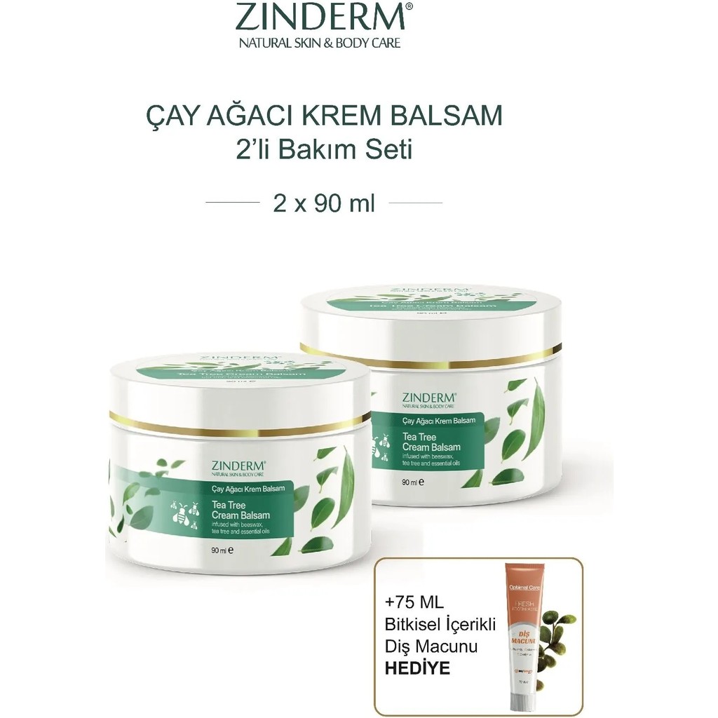 Çay Ağacı Yağı Kremi, Balsamı (2 Adet x 90 Ml) - 2 Adet Diğer Fiyatı