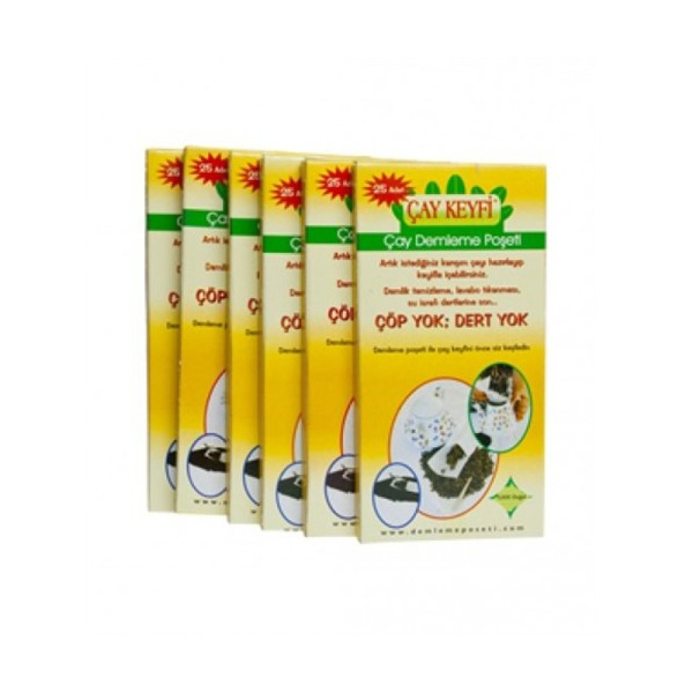 Çay Keyfi Ev Tipi Çay Demleme Poşeti 5'Li Paket 125 Adet Çay / Çaydanlık Setleri Fiyatı