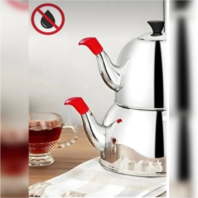 Çaydanlık Için Sızdırmatik Silikon Sızdırmaz Sıvı Tutucu (1 Pakette 2 Başlık) Çay / Çaydanlık Setleri Fiyatı