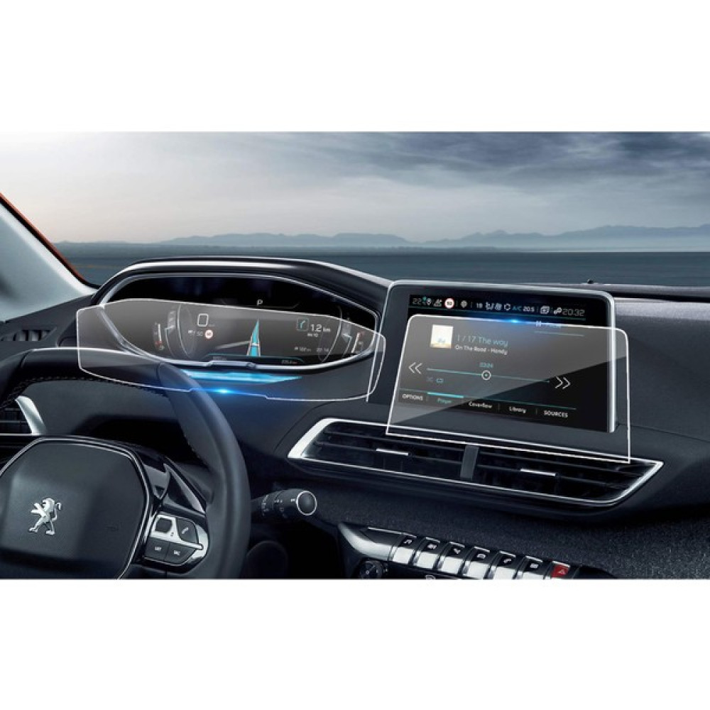 Cayka Peugeot 2008 3008 5008 Gösterge ve Navigasyon 9H Nano Ekran Koruyucu Oto Teypleri Fiyatı