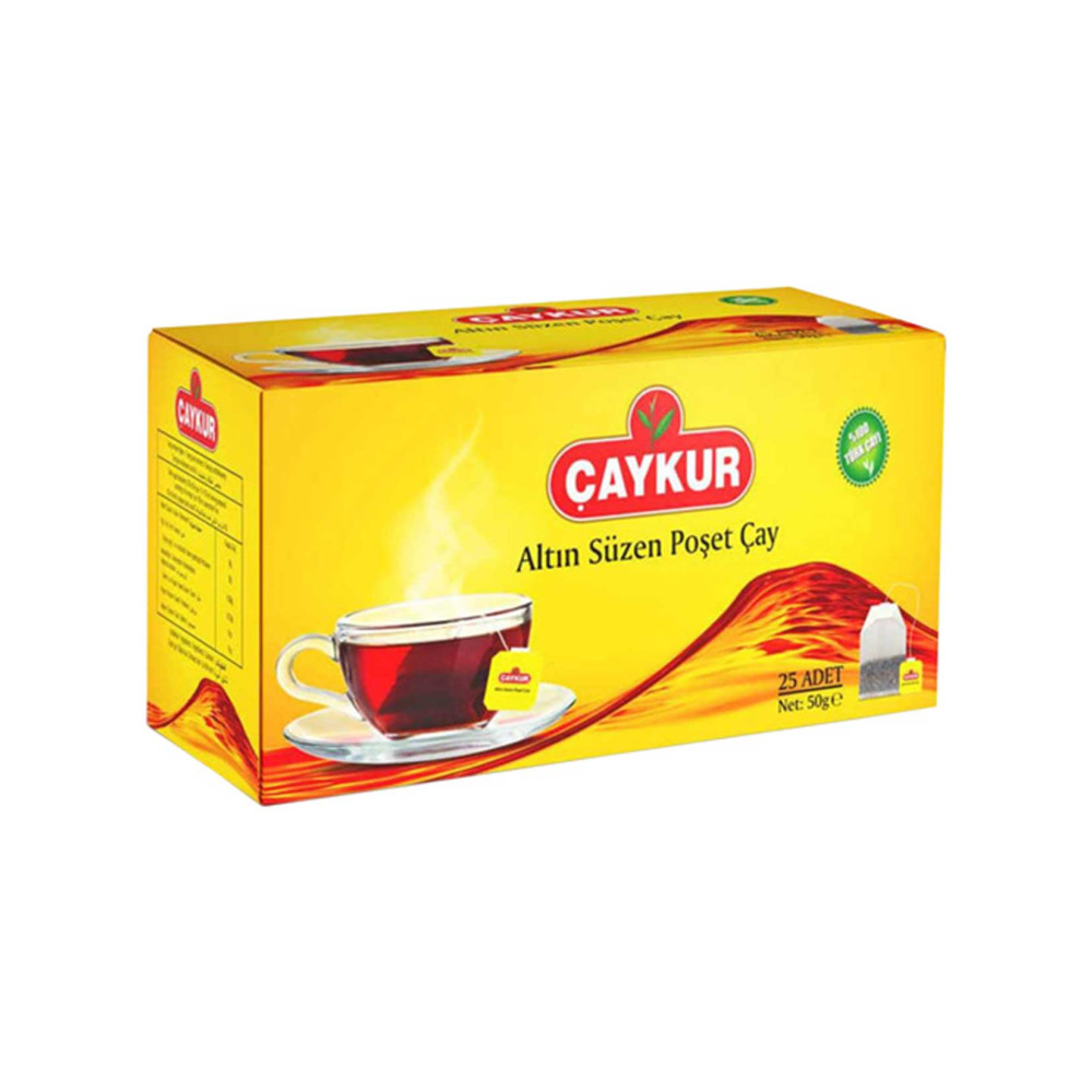 Çaykur Altın Süzen Poşet Siyah Çay 50 gr x 25 Poşet Çay Fiyatı