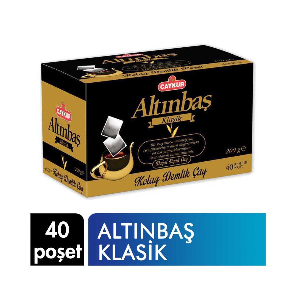 Çaykur Altınbaş Klasik Kolay Demlik Çay 200 gr 40 Poşet Çay Fiyatı