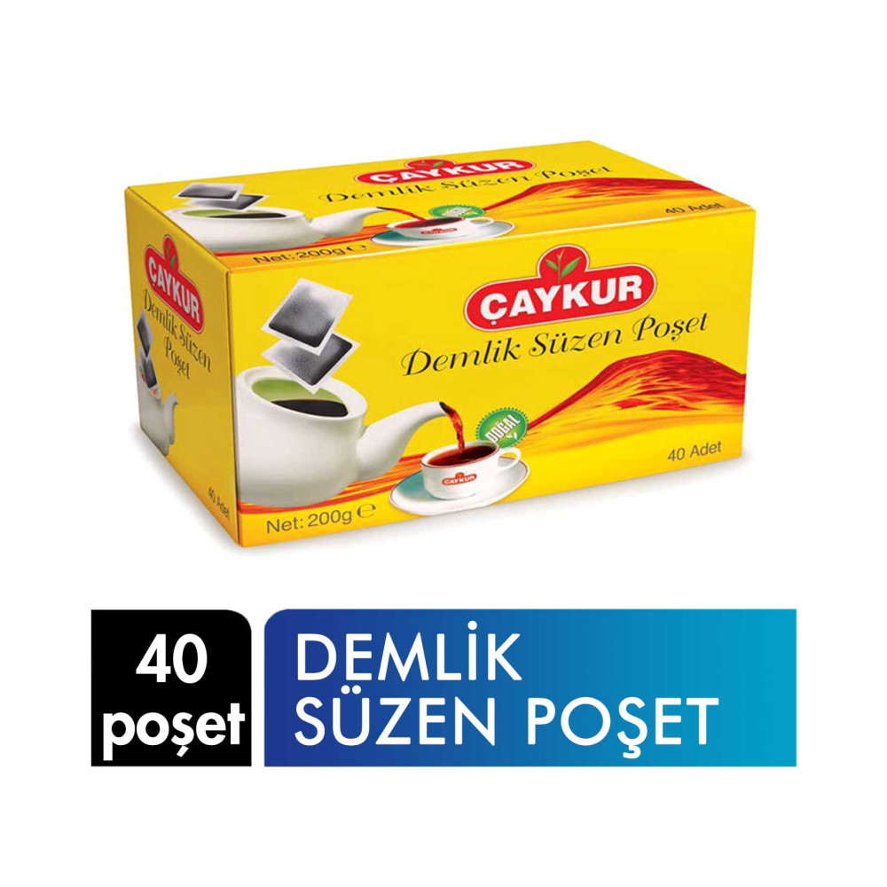 Çaykur Demlik Poşet Çay 200 g 40 Poşet Çay Fiyatı