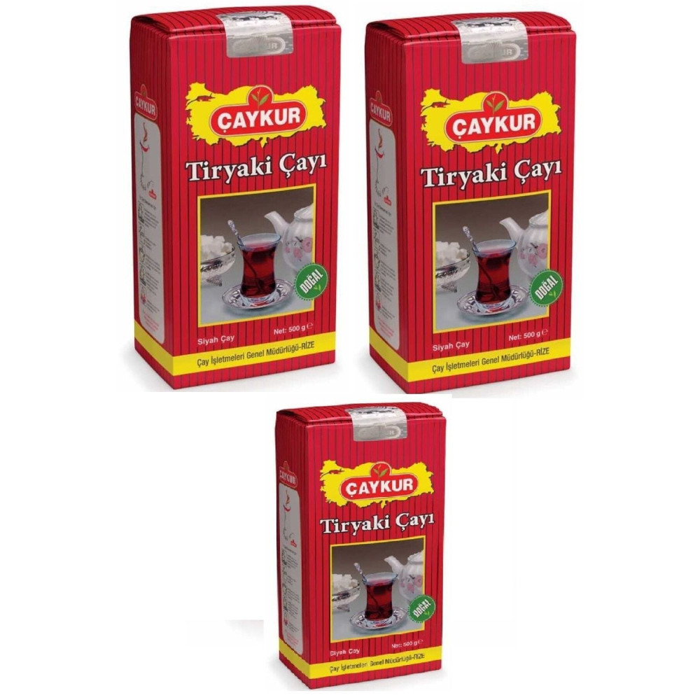 Çaykur Tiryaki Siyah Dökme Çay 500 Gr 3 Lu Avantaj Paket Çay Fiyatı