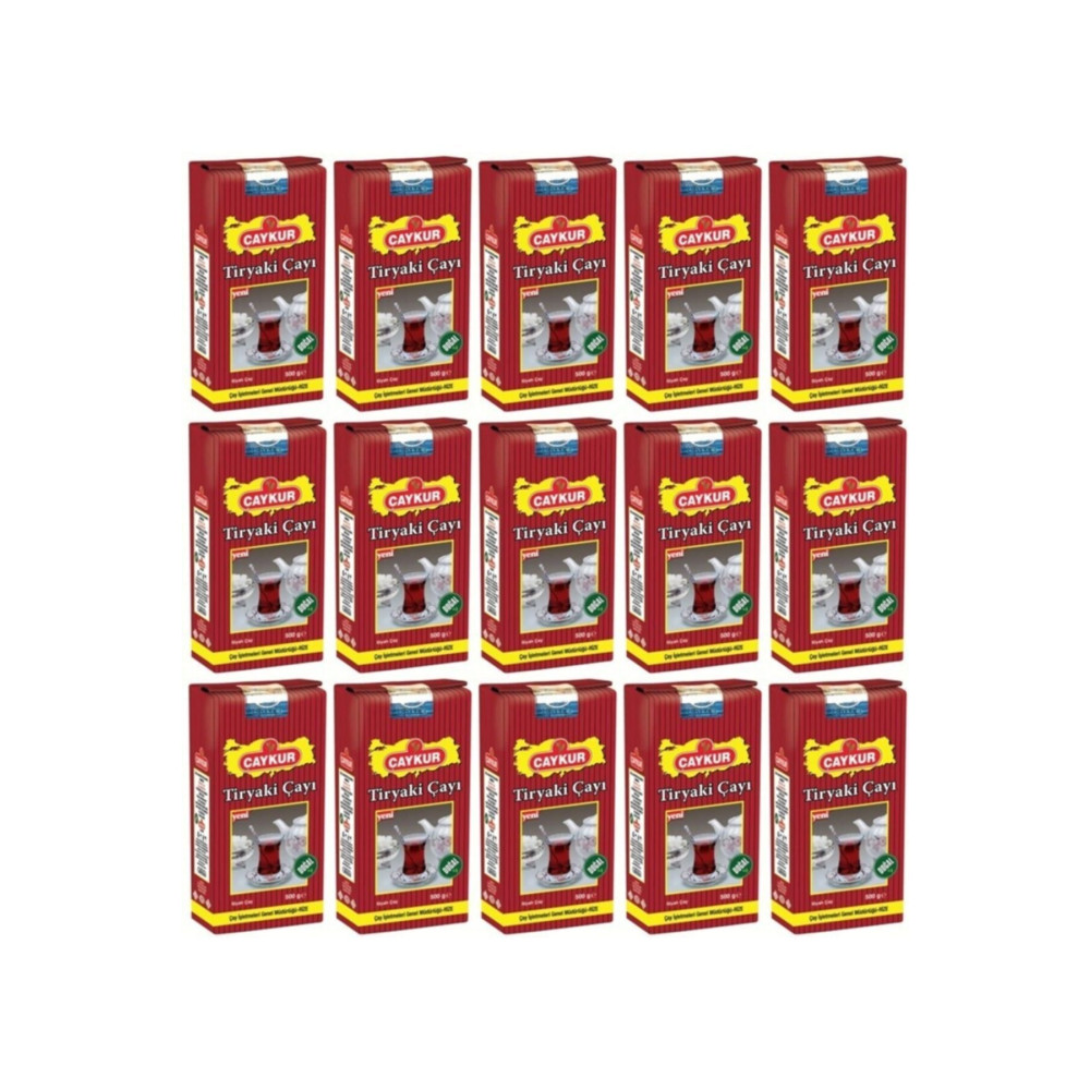 Çaykur Tiryaki Siyah Dökme Çay 500gr 15 Adet Çay Fiyatı