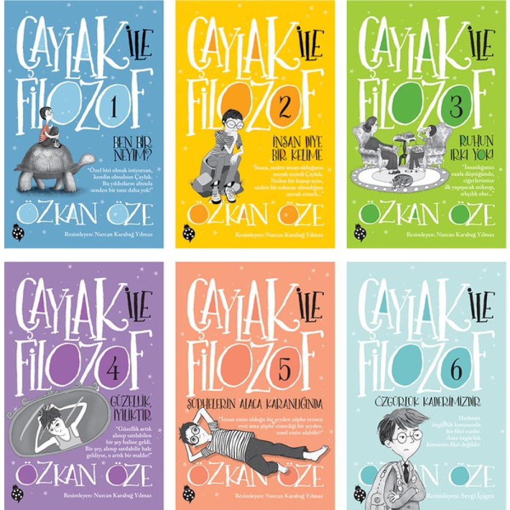 Çaylak ile Filozof 6 Kitap Set - Özkan Öze - Özkan Öze Çocuk Öykü Fiyatı