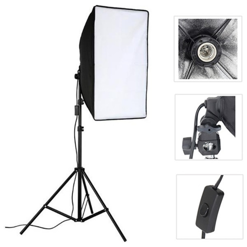 Cazip Shop Tek Duylu Sürekli Video Işığı Softbox 50 x 70 cm Video Kamera Aksesuarları Fiyatı