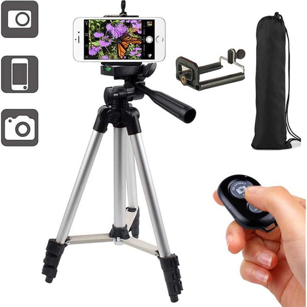 Cazipshop Czp 135CM Bluetooth Kumandalı Smartphone Tripod Tripodlar Fiyatı