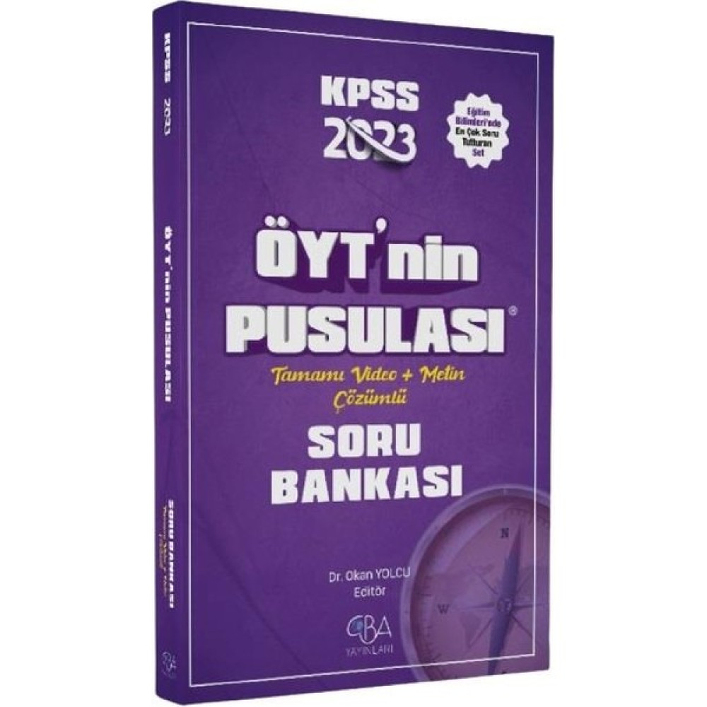 CBA 2023 KPSS Eğitim Bilimleri Öğretim Yöntem ve Tekniklerinin Pusulası Soru Bankası Cba Akademi Ders Sınav Kitapları Fiyatı