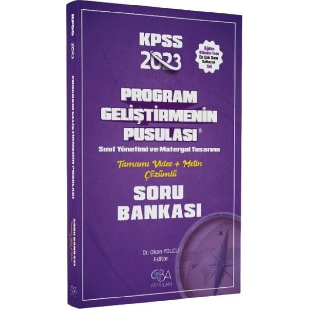 CBA 2023 Kpss Eğitim Bilimleri Program Geliştirmenin Pusulası Soru Bankası Cba Akademi Ders Sınav Kitapları Fiyatı