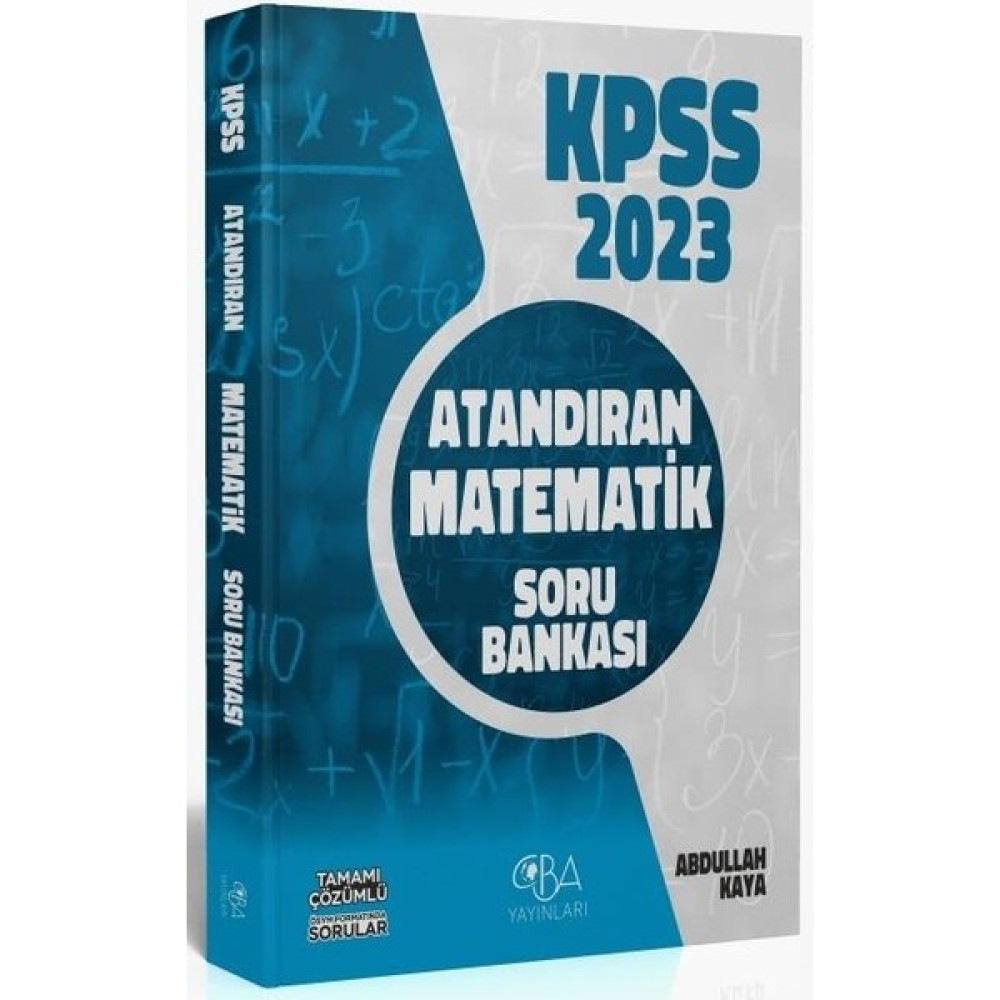 CBA Akademi 2023 Kpss Matematik Atandıran Soru Bankası Cba Yayınları KPSS Fiyatı