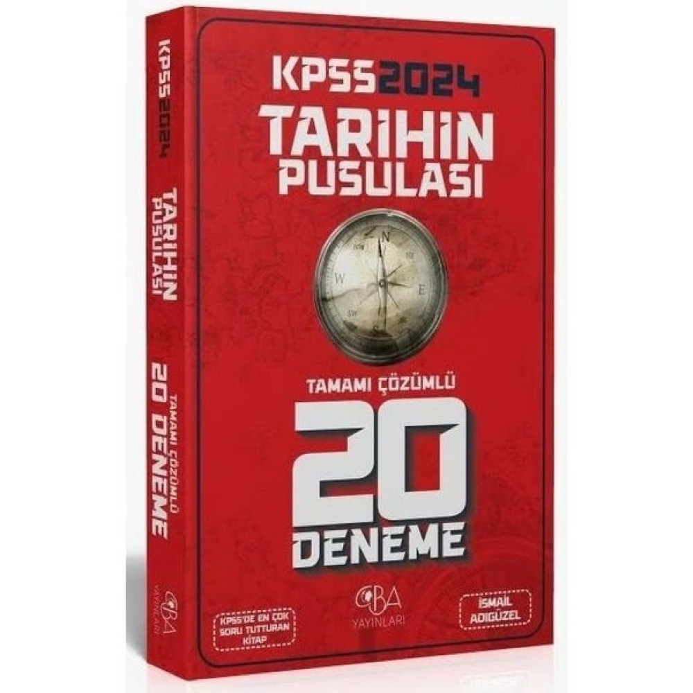 CBA Akademi 2024 KPSS Tarihin Pusulası 20 Deneme Çözümlü Kaynak Kitapları Fiyatı