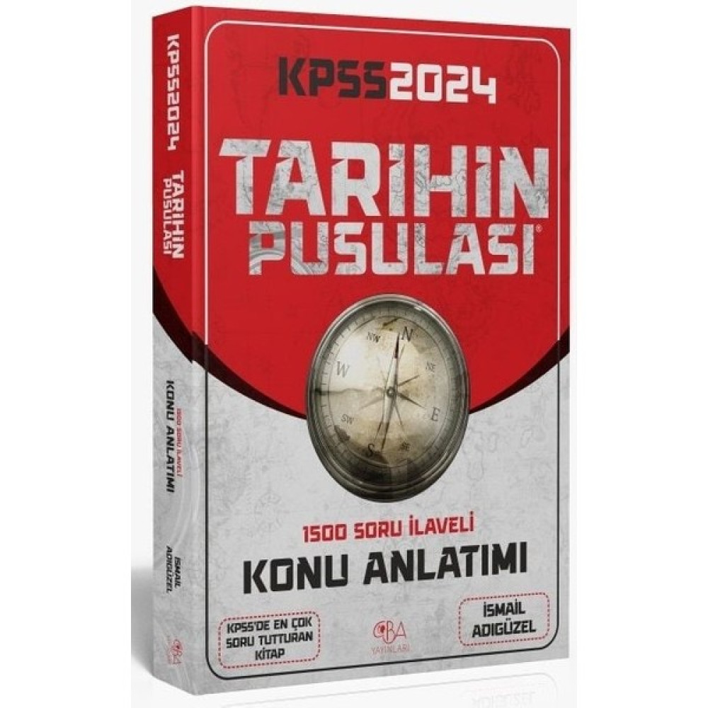 CBA Akademi 2024 KPSS Tarihin Pusulası Konu Anlatımı Kaynak Kitapları Fiyatı