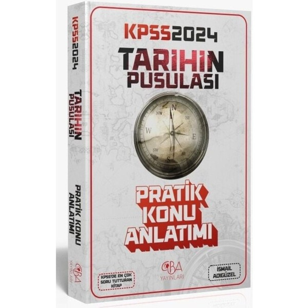 CBA Akademi 2024 KPSS Tarihin Pusulası Pratik Konu Anlatımı Kaynak Kitapları Fiyatı