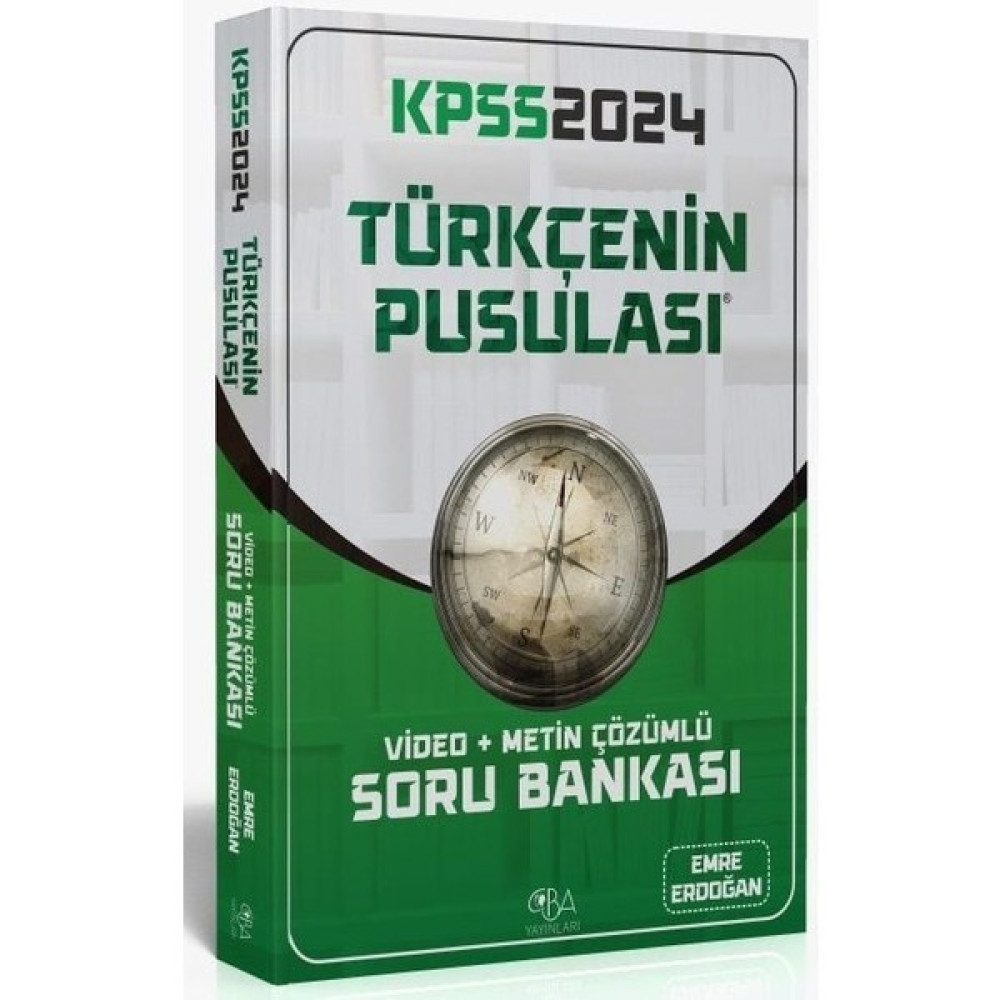CBA Akademi 2024 KPSS Türkçenin Pusulası Soru Bankası Çözümlü Kaynak Kitapları Fiyatı