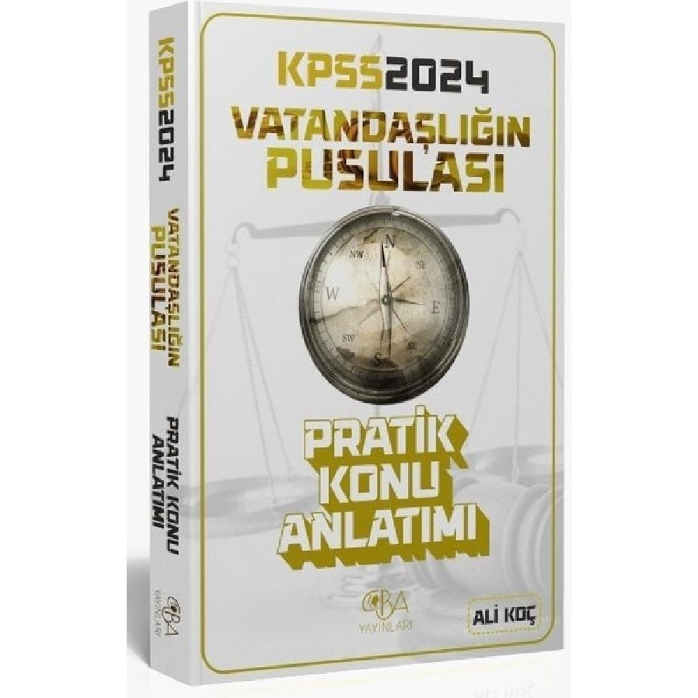 CBA Akademi 2024 KPSS Vatandaşlığın Pusulası Pratik Konu Anlatımı Kaynak Kitapları Fiyatı