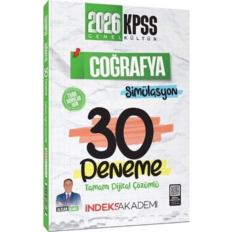 CBA Akademi 2026 Kpss Coğrafya Simülasyon 30 Deneme Indeks Akademi Diğer Fiyatı