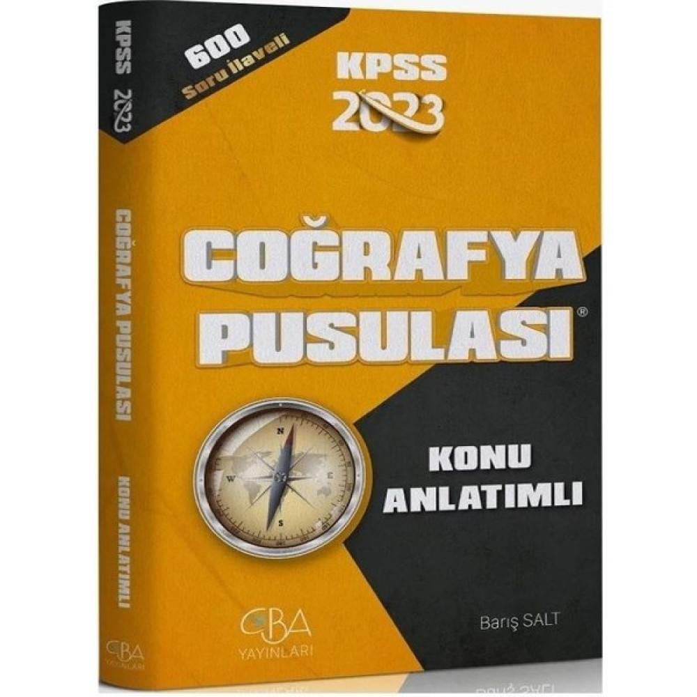CBA Akademi Coğrafya Pusulası Konu Anlatımlı + 600 Soru Ilaveli Kitap Coğrafya Fiyatı
